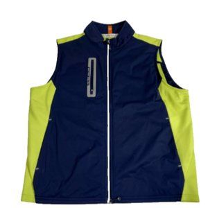 Excellent Peter Millar Crown Sport Hyperlight Fuse Hybrid Vest XXL Blue/Navy